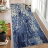 Modern Splashed Ink Printed Machine Washable Area Rug Ultra Thin Stain Resistant Non Shedding Non Slip Pet Friendly Floor Rug for Home Decor - 4 of 4