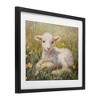 Stupell Industries Sunlight Lamb in Flowers Framed Print Under Glass Art - 2 of 4