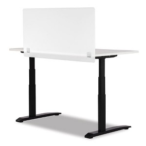 Safco 7516 Series Wellness Panel, 47.5 x 2.5 x 23.5, Acrylic, White - 1 of 1