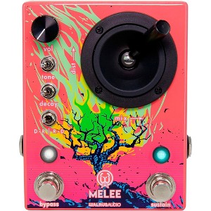 Walrus Audio Melee: Wall of Noise Reverb and Distortion Effects Pedal Pink - 1 of 4