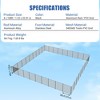 Swimming Pool Fence for Inground Pools, Removable Safety Pool Fencing with Aluminum Legs, Easy DIY Install Pool Fence for Backyard Garden Pool - 2 of 4