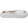 Do it Best  15 Ft. 16/2 White Cube Tap Extension Cord IN-PT2162-15X-WH - 2 of 2