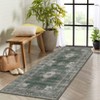 Area Rugs for Living Room Floral Vintage Soft Non Slip Machine Washable Distressed Vintage Rug for Bedroom Dining Room - 2 of 4