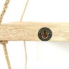 Natural Wood & Jute Distressed Hanging Wall Shelf - Foreside Home & Garden - image 4 of 4