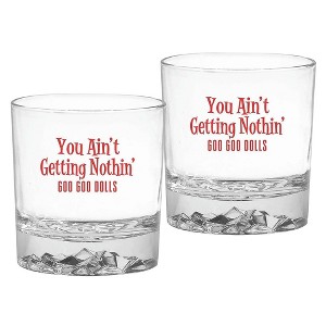 Think 3Fold LLC The Goo Goo Dolls "You Ain't Getting Nothin'" 2-Piece Glass Set - 1 of 3