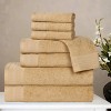 Honeycomb Waffle Border Cotton Medium Weight Towel Set by Blue Nile Mills - 2 of 4