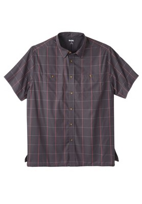 KingSize Short Sleeve Printed Sport Shirt