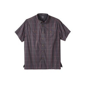 KingSize Short Sleeve Printed Sport Shirt - 1 of 4