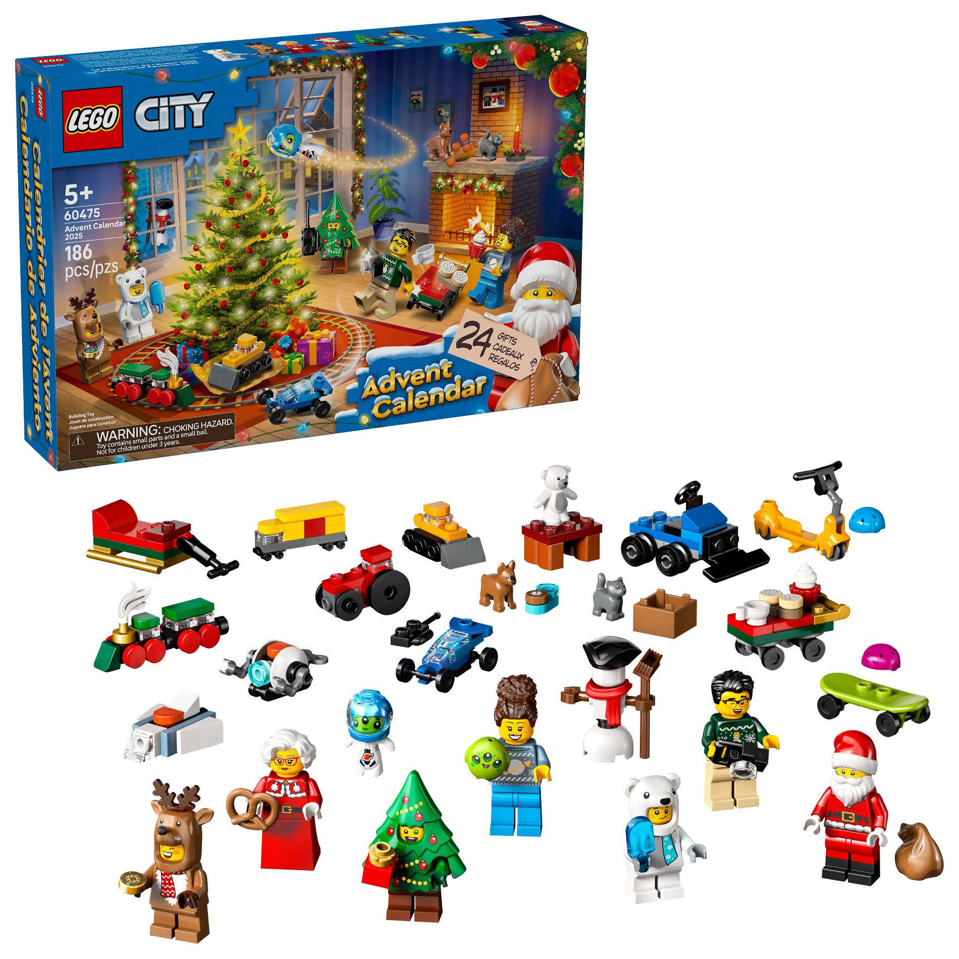 LEGO City Advent Calendar 2025 Kids Toy 60475