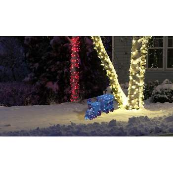 Rudolph 24 Inch Misfit Train With Square Wheels Outdoor 3D Led Yard Décor