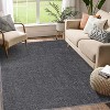 Area Rug for Living Room Bedroom Modern Solid Indoor Carpet Non-Slip Low Pile Machine Washable Kids Room Accent Simple Carpet No-Shedding - 2 of 4