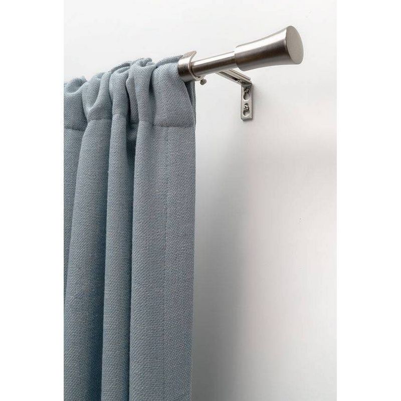 Decorative Drapery Single Rod Set with Cylinder Finials - Lumi Home Furnishings, 5 of 7