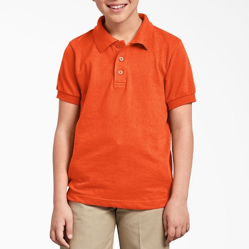 Kids Short Sleeve Pique Polo