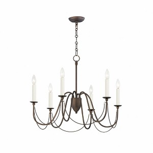 Maxim Lighting Plumette 6 - Light Chandelier in  Chestnut Bronze - 1 of 3