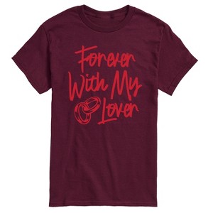 Women's - Instant Message - Forever With My Lover Short Sleeve Graphic T-Shirt - 1 of 4
