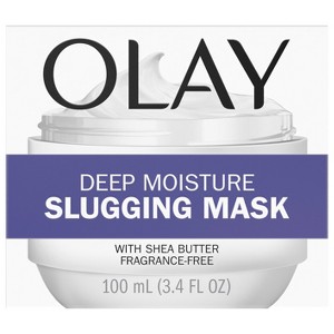 Olay Deep Moisture Slugging Mask w/Shea Butter, Fragrance Free, 3.4 oz - 1 of 1