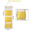 Racxily Wall Mounted Storage Bag Door Closet Hanging Storage Bag Organizer Waterproof 3 Pockets Pouch - 2 of 4