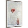Amanti Art 16"x23" Winter Poppy by Delphine Devos: Modern Lithograph, Vertical Wall Art, Polystyrene Frame - 2 of 4