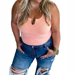 Women's Basic Babe Tank Bodysuit - BLAKELEY - 1 of 2