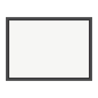 U Brands 24"x18" Magnetic Dry Erase Board Black MDF Frame