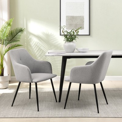 Quality Modern Funky Upholstered Dining Chairs Set Of 2-Cuddlewood