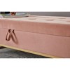 CAVINAS 58.6" End of Bed Storage Bench, Velvet Upholstered Bench, Modern Storage Furniture for Bedroom, Entryway - 4 of 4
