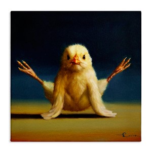 Stupell Industries Yoga Chicks Exercise Pose, 17" x 17" - 1 of 4