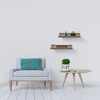 ChicFurnit Wall Shelf Set Floating Wood Shelves Invisible Brackets Hanging Shelf for Books Storage for Indoor Living Room, Maple, 10.04"*3.94"*1.97" - 2 of 4