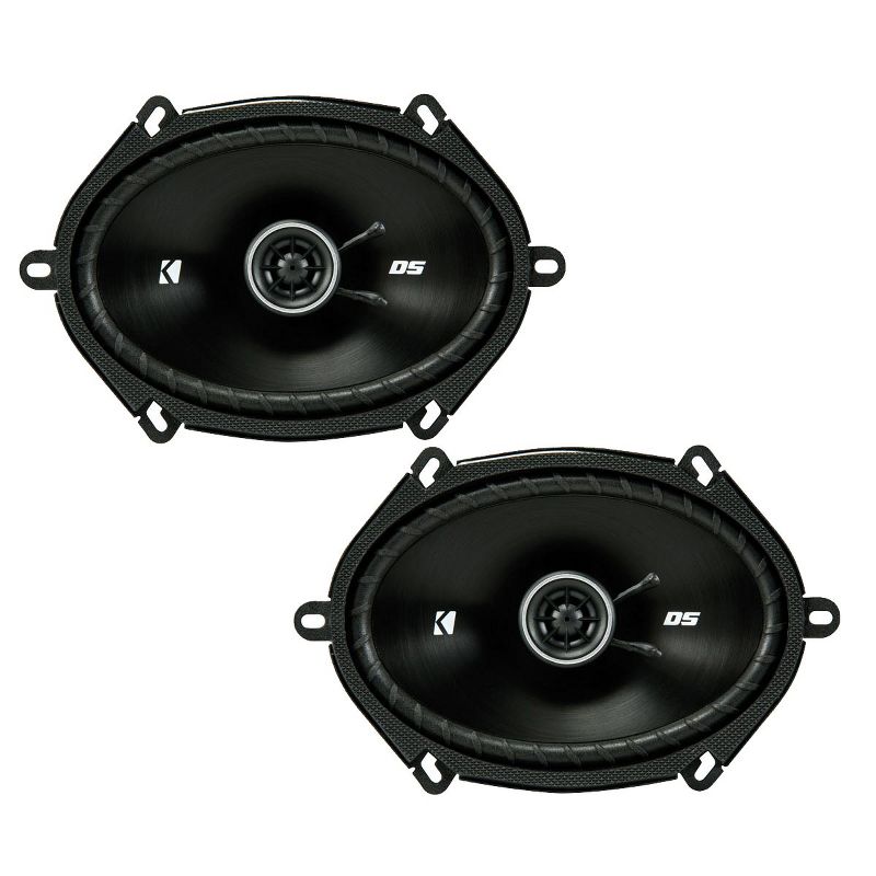 Kicker DSC680 6x8-Inch (160x200mm) Coaxial Speakers, 4-Ohm bundle, 2 of 7