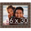 PosterPalooza | 36x30 Modern Bamboo Picture Frame, UV Acrylic, 5 Finishes - 2 of 4