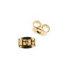 John Bead Must Have Findings Metal Gold 6x3mm Butterfly Earring Clutches for Jewelry Making Findings, 20 Pieces - 2 of 4