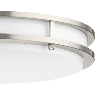 Abide 14'' Brushed Nickel LED Flush Mount Light