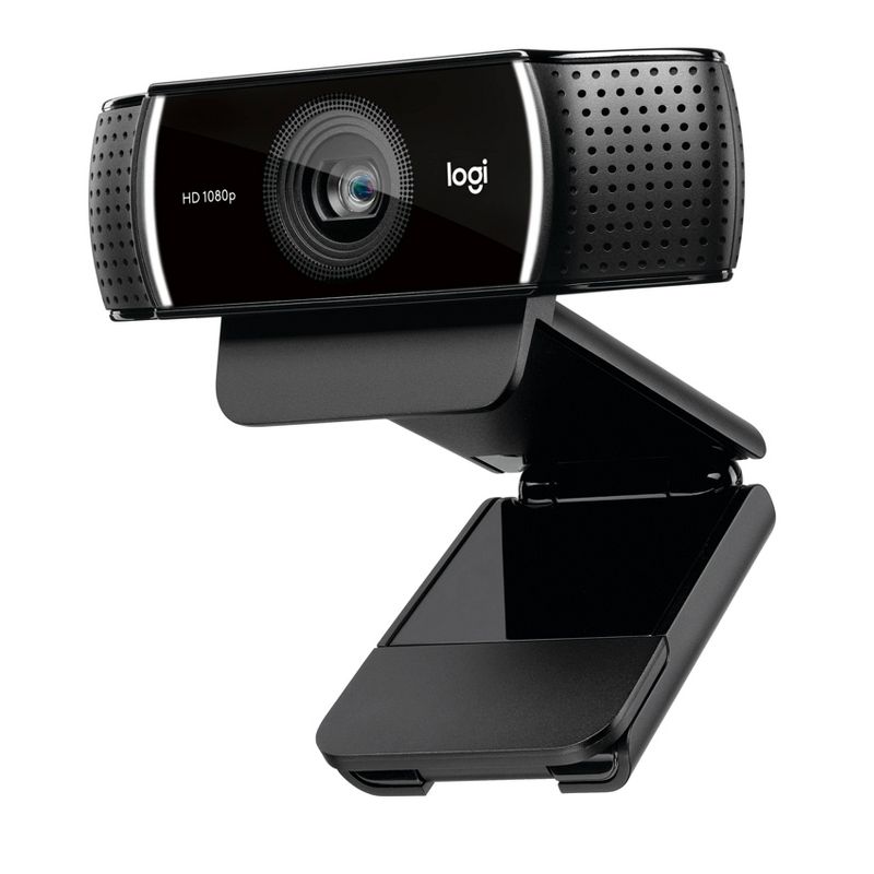 Logitech 1080p Pro Stream Webcam - Black, 1 of 8