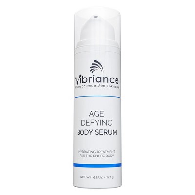 Vibriance Age Defying Body Serum for Youthful Skin, Hydrating, Anti-Aging Skin Rejuvenation, Wrinkle and Crepe Corrector, 4.5 fl oz (133 ml)