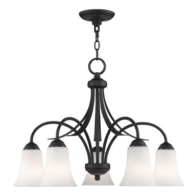Livex Lighting Ridgedale 5 - Light Chandelier in  Black