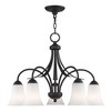 Livex Lighting Ridgedale 5 - Light Chandelier in  Black - 2 of 4