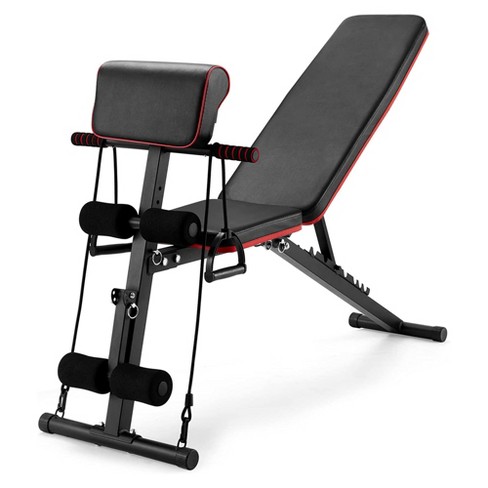 Pre-Owned Adjustable Weight Bench Foldable Workout Full Body Incline  Decline Gym