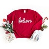 Simply Sage Market Women's Graphic Sweatshirt Believe Bold Cursive - 3 of 4