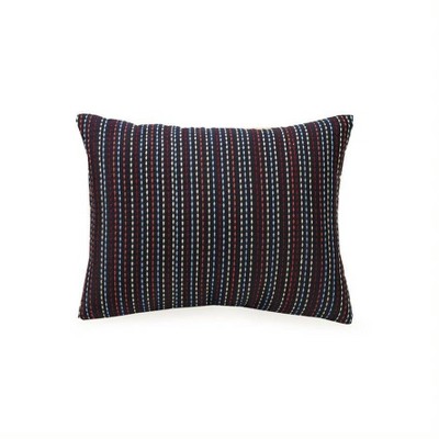 Marbella Red and Blue Cotton 5-Piece Reversible Comforter Set