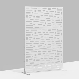 Dovelina Metal Outdoor Privacy Screen Freestanding Patio Decorative Screens - 1 of 4