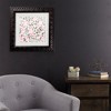 Trademark Fine Art - Rosana Laiz Blursbyai Miriam flowers in pink Matted Framed Art - 2 of 4