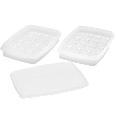 The Lakeside Collection Food Storage Container for Deviled Eggs - 2-Tiers