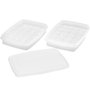 The Lakeside Collection Food Storage Container for Deviled Eggs - 2-Tiers - 1 of 4