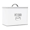 Outshine Co White Farmhouse Pet Food Bin - Can Be Personalized - White Pet Food Bin - 3 of 4
