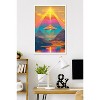 Trends International Ray Heere - UFO Pyramid 1 Framed Wall Poster Prints - 2 of 4
