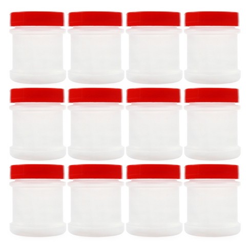 Cornucopia Brands-1oz Mini Plastic Spice Jars With Red Lids And Sifters  12pk : Target