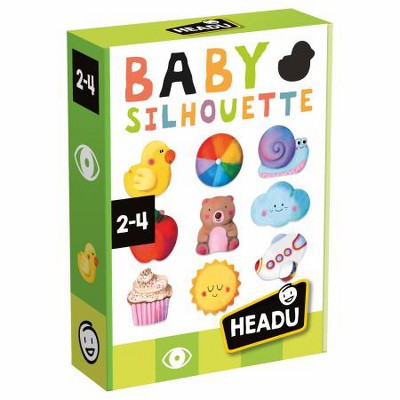 Headu Baby Silhouette, Includes 4 Puzzle Boards and 16 Shapes, Ages 2-4