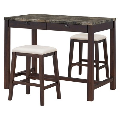 3pcs walnut
