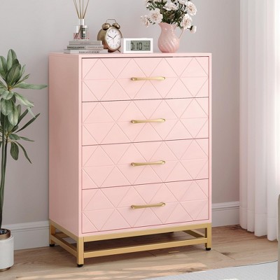 Dresser for Bedroom, Dressers & Chest of Drawers with 4 Drawer
