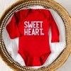 The Juniper Shop Sweetheart Puff Print Baby Long Sleeve Bodysuit - 2 of 3
